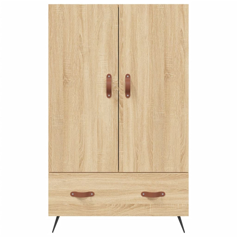 vidaXL sonoma tölgy színű szerelt fa magasszekrény 69,5 x 31 x 115 cm