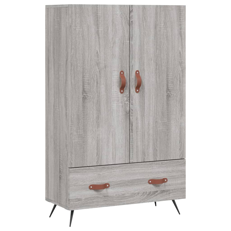 vidaXL szürke sonoma szerelt fa magasszekrény 69,5 x 31 x 115 cm