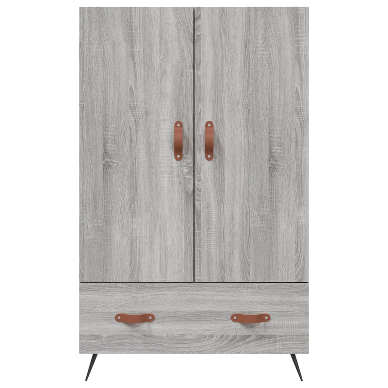 vidaXL szürke sonoma szerelt fa magasszekrény 69,5 x 31 x 115 cm