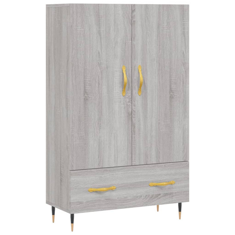 vidaXL szürke sonoma szerelt fa magasszekrény 69,5 x 31 x 115 cm