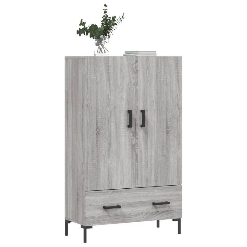 vidaXL szürke sonoma szerelt fa magasszekrény 69,5 x 31 x 115 cm