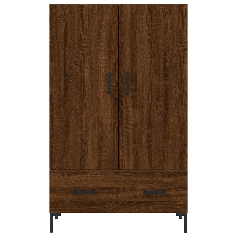 vidaXL barna tölgyszínű szerelt fa magasszekrény 69,5 x 31 x 115 cm