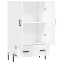 vidaXL fehér szerelt fa magasszekrény 69,5 x 31 x 115 cm