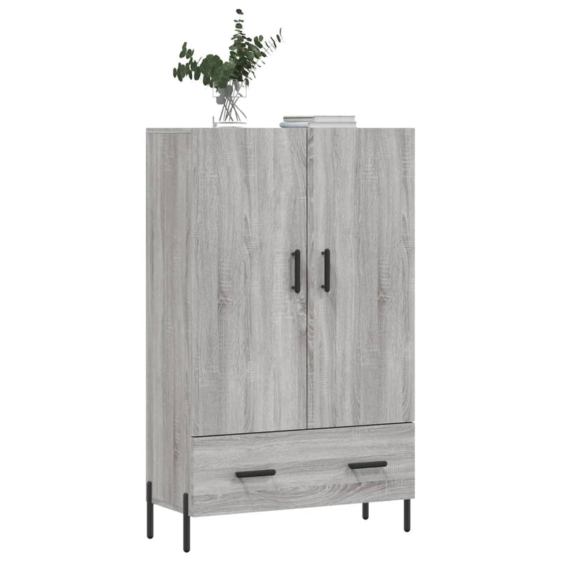 vidaXL szürke sonoma szerelt fa magasszekrény 69,5 x 31 x 115 cm