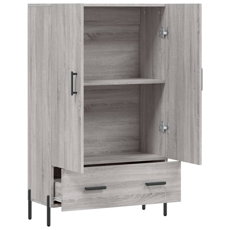 vidaXL szürke sonoma szerelt fa magasszekrény 69,5 x 31 x 115 cm