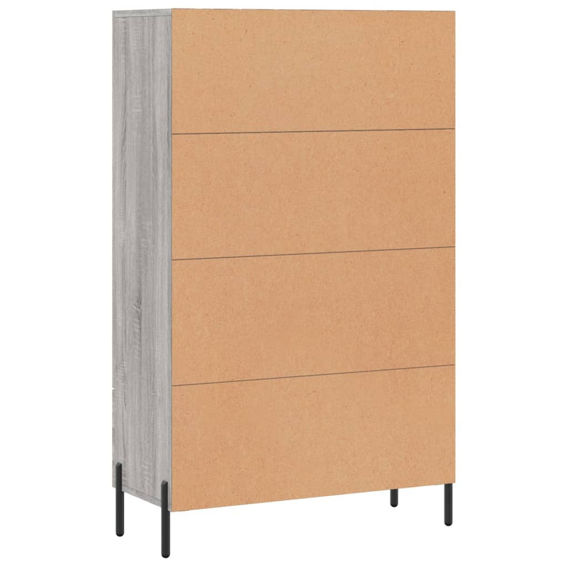 vidaXL szürke sonoma szerelt fa magasszekrény 69,5 x 31 x 115 cm