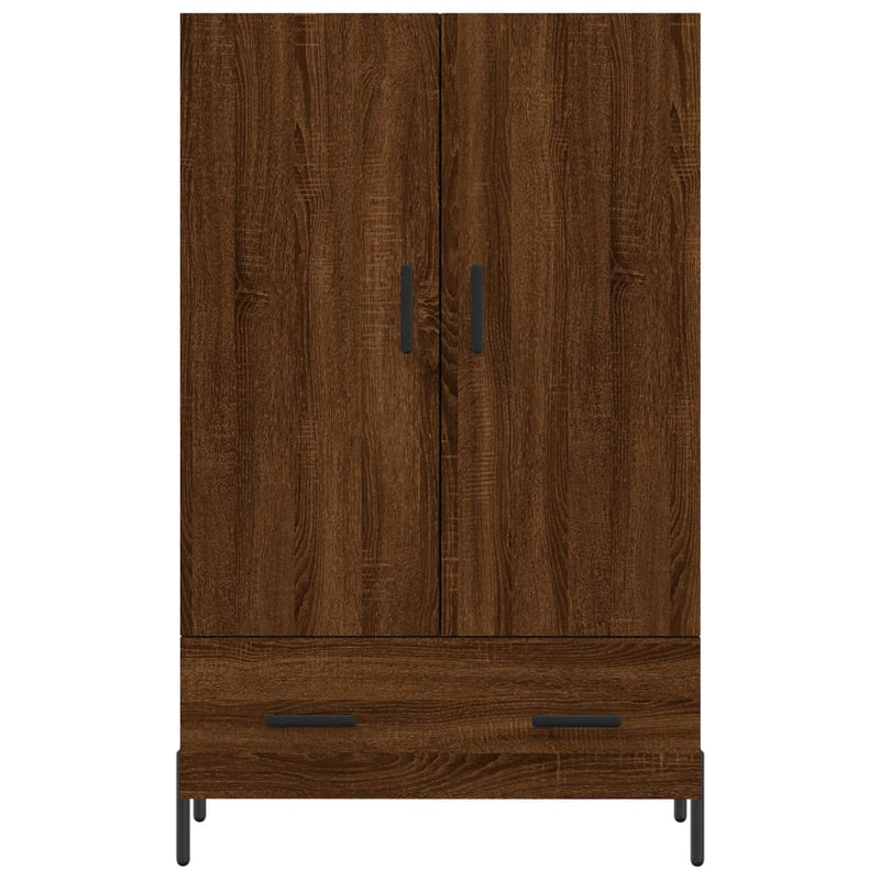 vidaXL barna tölgyszínű szerelt fa magasszekrény 69,5 x 31 x 115 cm