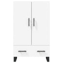 vidaXL fehér szerelt fa magasszekrény 69,5 x 31 x 115 cm