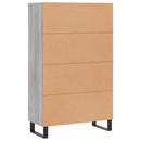 vidaXL szürke sonoma szerelt fa magasszekrény 69,5 x 31 x 115 cm