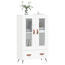 vidaXL fehér szerelt fa magasszekrény 69,5 x 31 x 115 cm