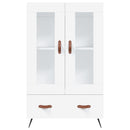 vidaXL fehér szerelt fa magasszekrény 69,5 x 31 x 115 cm