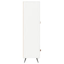 vidaXL fehér szerelt fa magasszekrény 69,5 x 31 x 115 cm