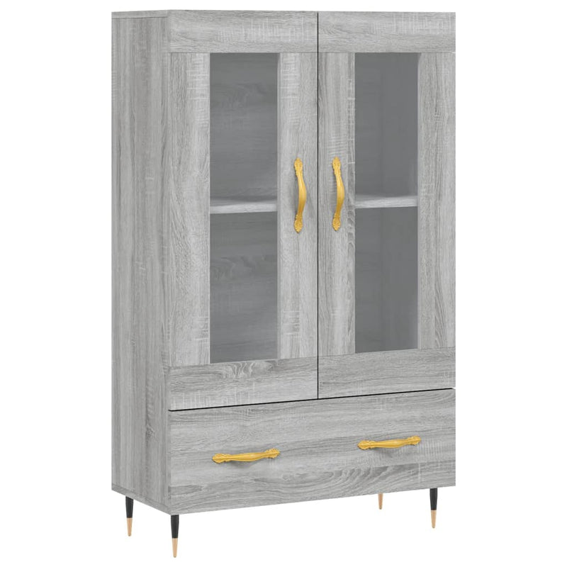 vidaXL szürke sonoma szerelt fa magasszekrény 69,5 x 31 x 115 cm