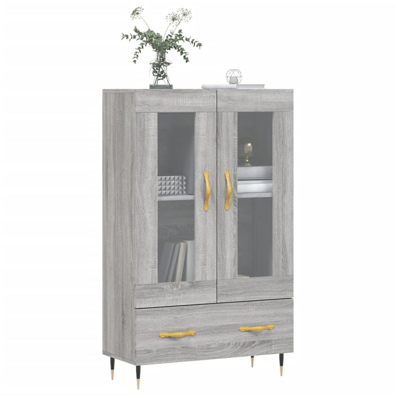 vidaXL szürke sonoma szerelt fa magasszekrény 69,5 x 31 x 115 cm