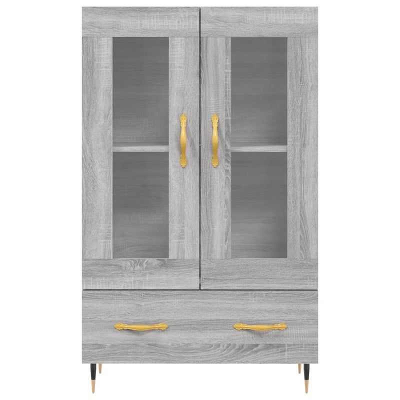 vidaXL szürke sonoma szerelt fa magasszekrény 69,5 x 31 x 115 cm