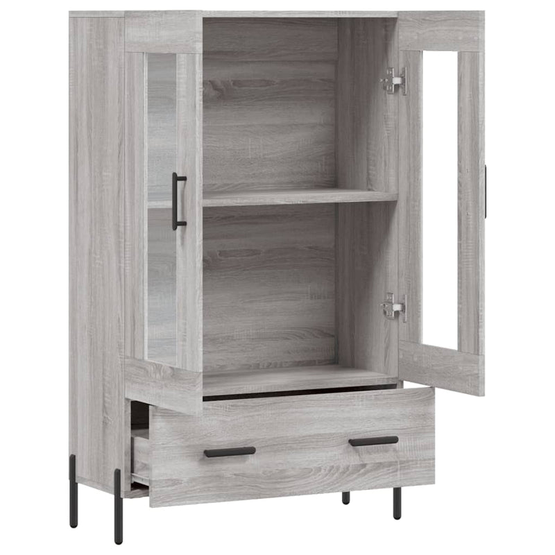 vidaXL szürke sonoma szerelt fa magasszekrény 69,5 x 31 x 115 cm