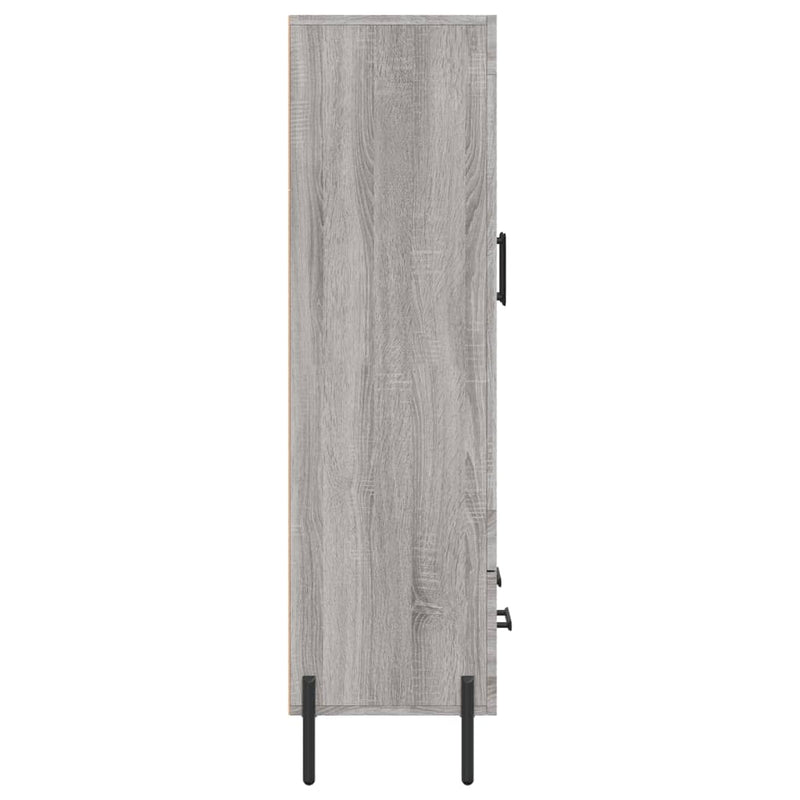 vidaXL szürke sonoma szerelt fa magasszekrény 69,5 x 31 x 115 cm