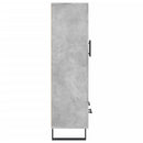 vidaXL betonszürke szerelt fa magasszekrény 69,5 x 31 x 115 cm