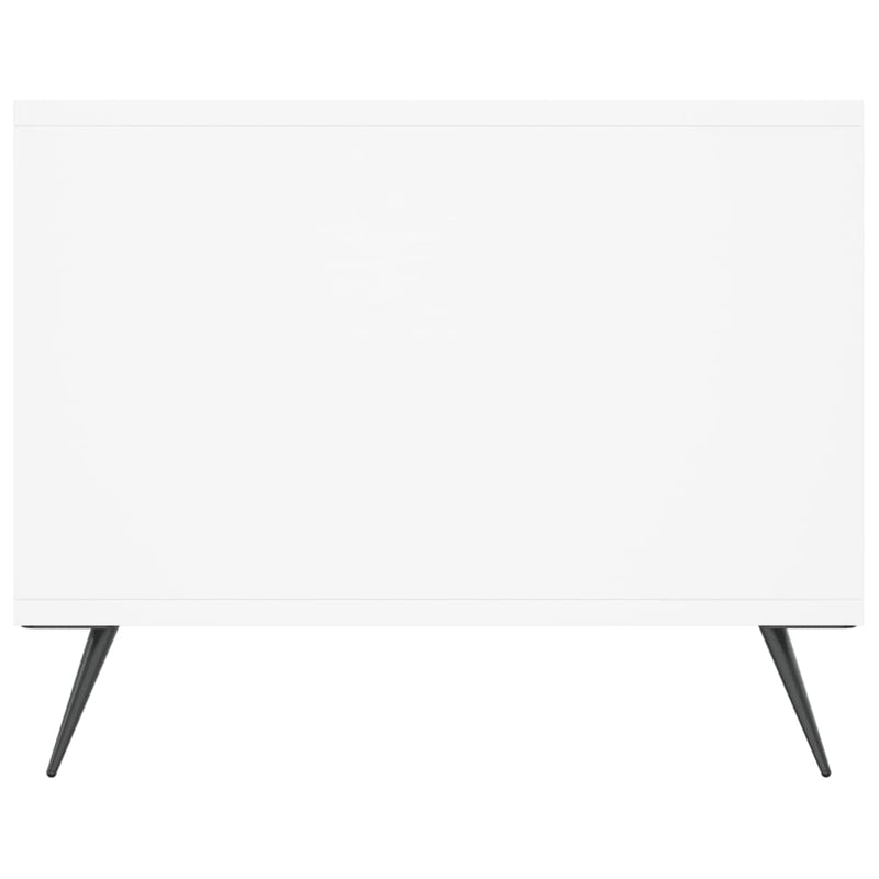 vidaXL fehér szerelt fa dohányzóasztal 102 x 50 x 40 cm