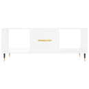 vidaXL fehér szerelt fa dohányzóasztal 102 x 50 x 40 cm