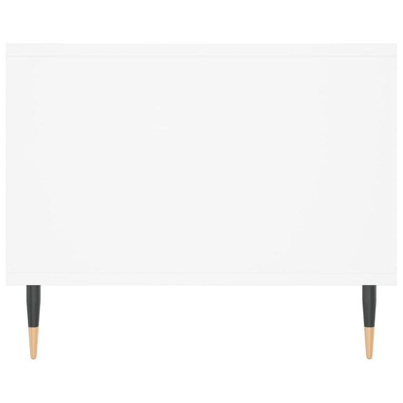 vidaXL fehér szerelt fa dohányzóasztal 102 x 50 x 40 cm