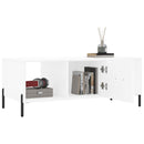 vidaXL fehér szerelt fa dohányzóasztal 102 x 50 x 40 cm