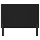 vidaXL fekete szerelt fa dohányzóasztal 102 x 50 x 40 cm