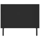 vidaXL fekete szerelt fa dohányzóasztal 102 x 50 x 40 cm