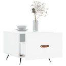 vidaXL fehér szerelt fa dohányzóasztal 50 x 50 x 40 cm