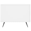 vidaXL fehér szerelt fa dohányzóasztal 50 x 50 x 40 cm