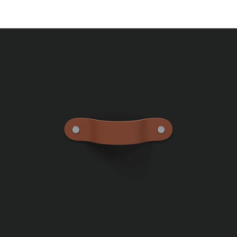 vidaXL fekete szerelt fa dohányzóasztal 50 x 50 x 40 cm