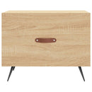 vidaXL sonoma tölgy színű szerelt fa dohányzóasztal 50 x 50 x 40 cm