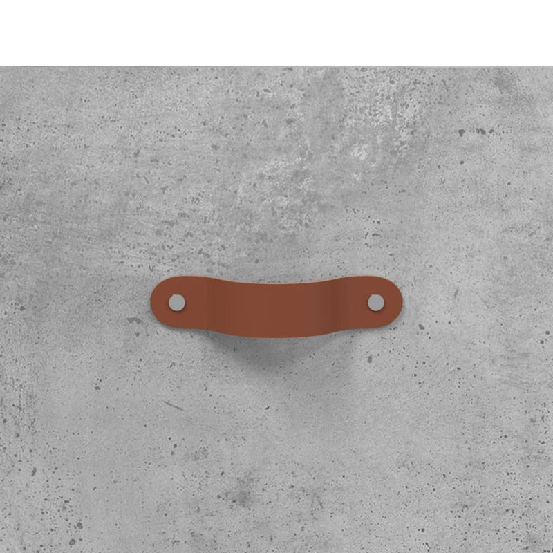 vidaXL betonszürke szerelt fa dohányzóasztal 50 x 50 x 40 cm