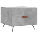 vidaXL 2 db betonszürke szerelt fa dohányzóasztal 50 x 50 x 40 cm