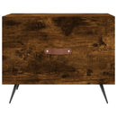 vidaXL 2 db füstös tölgy szerelt fa dohányzóasztal 50 x 50 x 40 cm