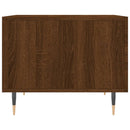 vidaXL barna tölgy színű szerelt fa dohányzóasztal 50x50x40 cm