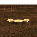 vidaXL barna tölgy színű szerelt fa dohányzóasztal 50x50x40 cm