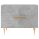 vidaXL 2 db betonszürke szerelt fa dohányzóasztal 50 x 50 x 40 cm