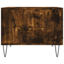 vidaXL 2 db füstös tölgy szerelt fa dohányzóasztal 50 x 50 x 40 cm