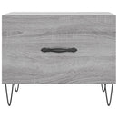 vidaXL 2 db szürke sonoma szerelt fa dohányzóasztal 50 x 50 x 40 cm