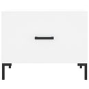 vidaXL fehér szerelt fa dohányzóasztal 50 x 50 x 40 cm