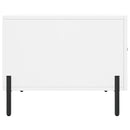 vidaXL 2 db fehér szerelt fa dohányzóasztal 50 x 50 x 40 cm