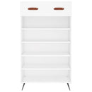 vidaXL fehér szerelt fa cipőszekrény 60 x 35 x 105 cm