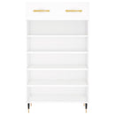 vidaXL fehér szerelt fa cipőszekrény 60 x 35 x 105 cm