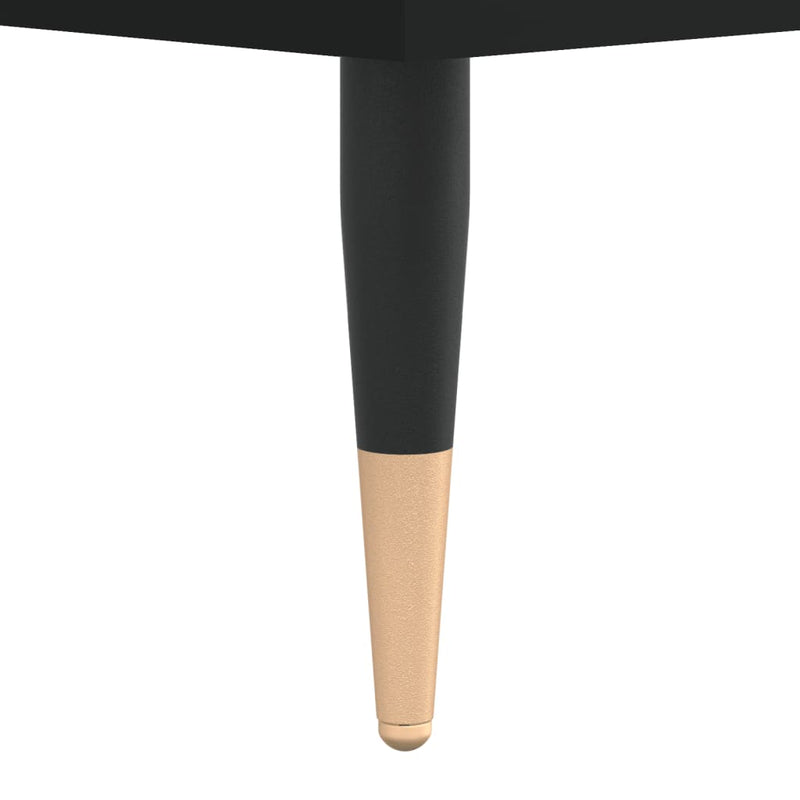 vidaXL fekete szerelt fa cipőszekrény 60 x 35 x 105 cm