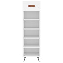 vidaXL fehér szerelt fa cipőszekrény 30 x 35 x 105 cm