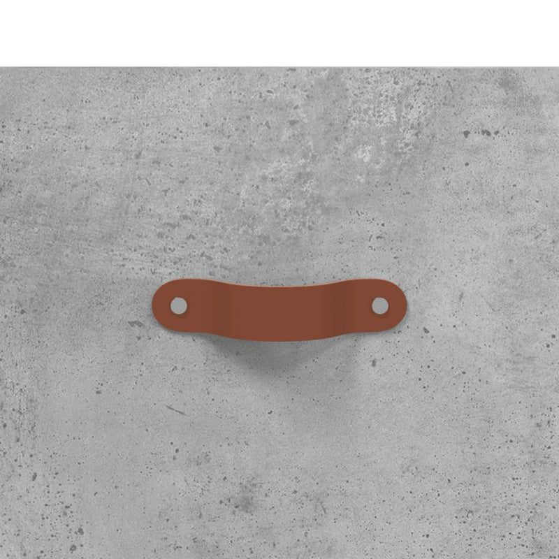 vidaXL betonszürke szerelt fa cipősszekrény 30 x 35 x 105 cm