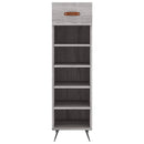 vidaXL szürke sonoma színű szerelt fa cipősszekrény 30 x 35 x 105 cm