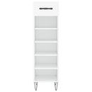 vidaXL fehér szerelt fa cipőszekrény 30 x 35 x 105 cm