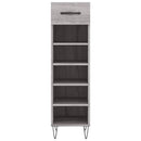 vidaXL szürke sonoma színű szerelt fa cipősszekrény 30 x 35 x 105 cm